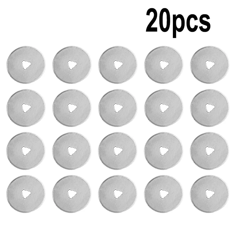 45 мм роторный резак+ 20 шт. запасных лезвий подходит Olfa Dafa фискарс роторный Резак Ткань бумага круговой резки лоскутное ремесло кожа