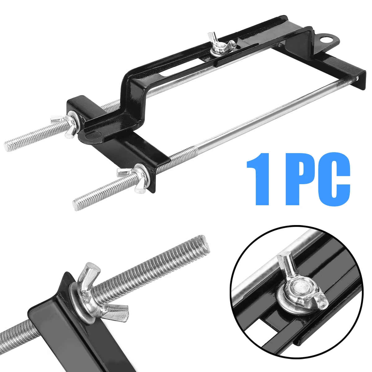 New Battery Retaining Holding Clamp Bracket Bolt Tie Hold Down Kit 275x104mm For Car Van Truck For Hardware Bracket Accessories