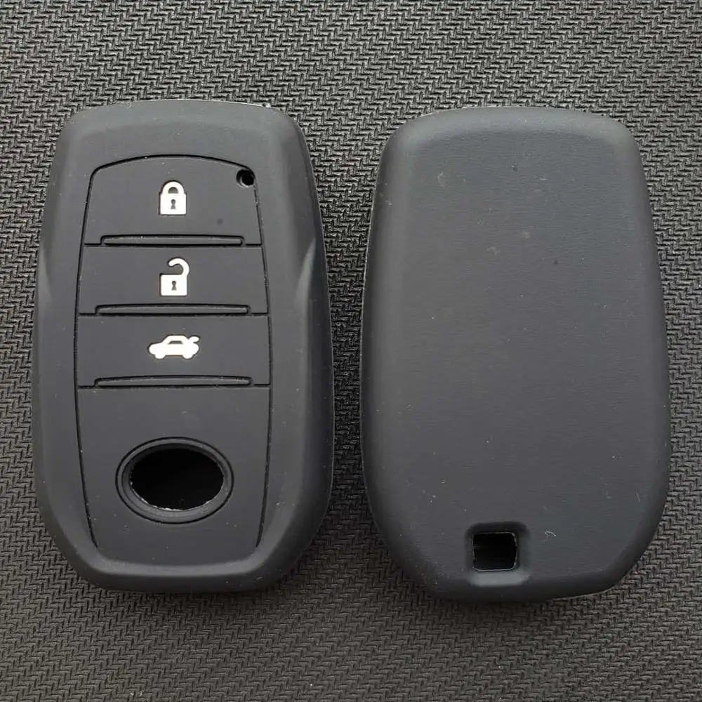 Силиконовый гелевый Чехол для Toyota Highlander Prado RAV4 Camry Fortuner Kijang Innova Crystal SW4 Altis Smart Key 3