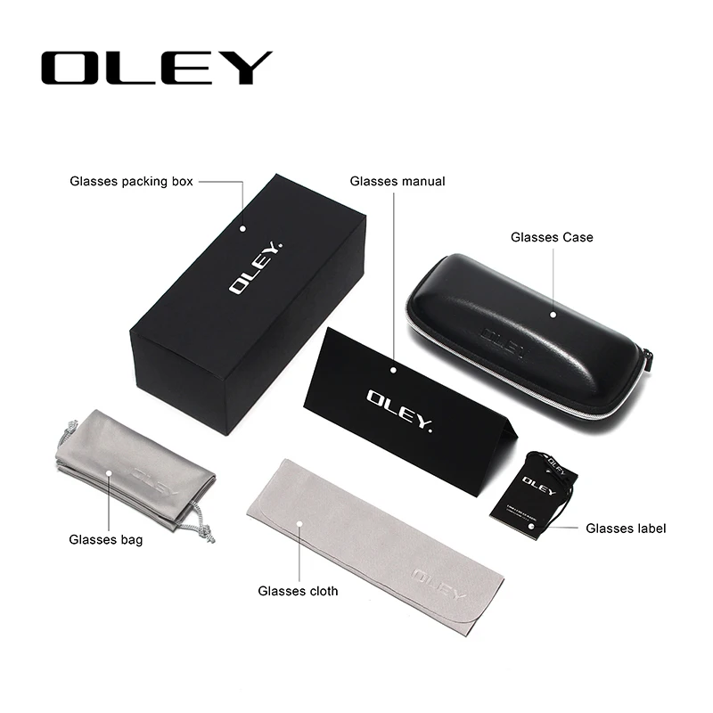 OLEY поляризованные солнцезащитные очки ультра квадратный светильник only17g цветной