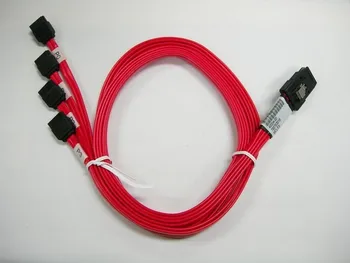 

Free Shipping High Quality Mini SAS Cable SFF-8087 to 4 SATA 36Pin to (4)7Pin 100cm 1M Data Cable