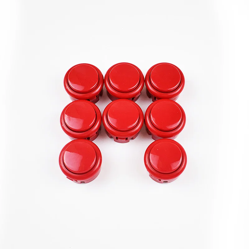 12 шт. 30 мм кнопочные кнопки Горячая Нулевая задержка игровой кнопки для Mame аркадные игры аксессуары комплект