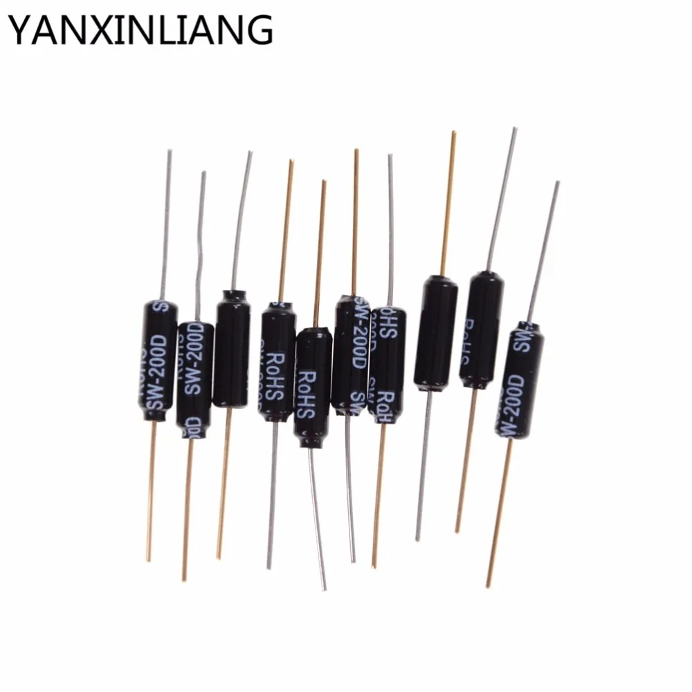 

10PCS SW-200D Vibration switch Ball switch Tilt switch Double bead Angle sensor