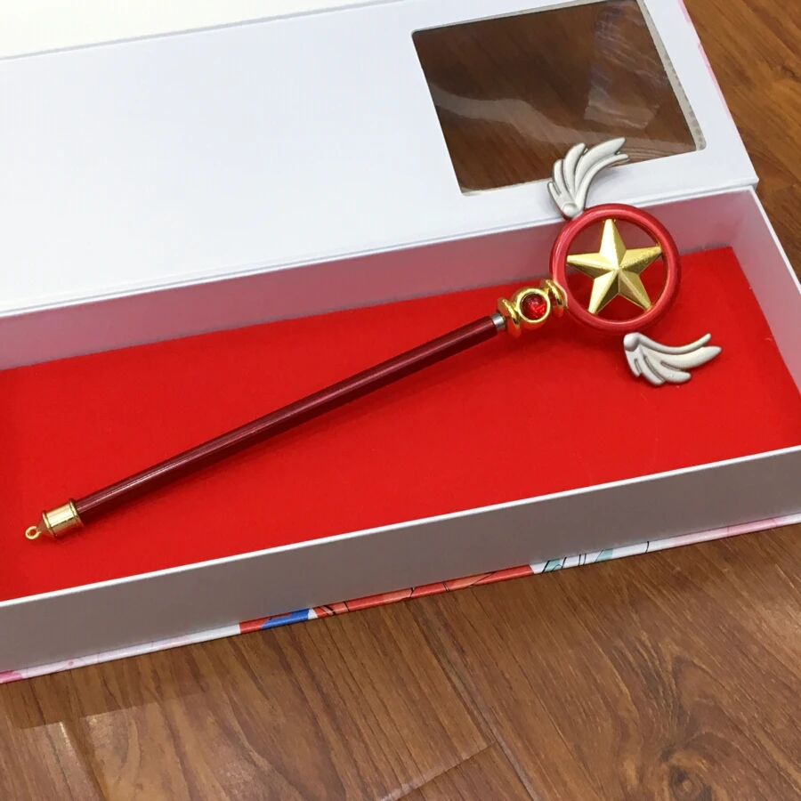 Cardcaptor Sakura Card Porp Kinomoto Captor Sakura Birdhead Star Magic Stick палочка телескопическая палочка косплей подарок