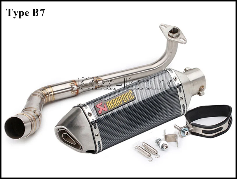 N-MAX 155 мотоцикл Akrapovic глушитель выхлопной трубы для Yamaha NMAX155 NMAX125 N MAX NMAX 155 - Цвет: Type B7