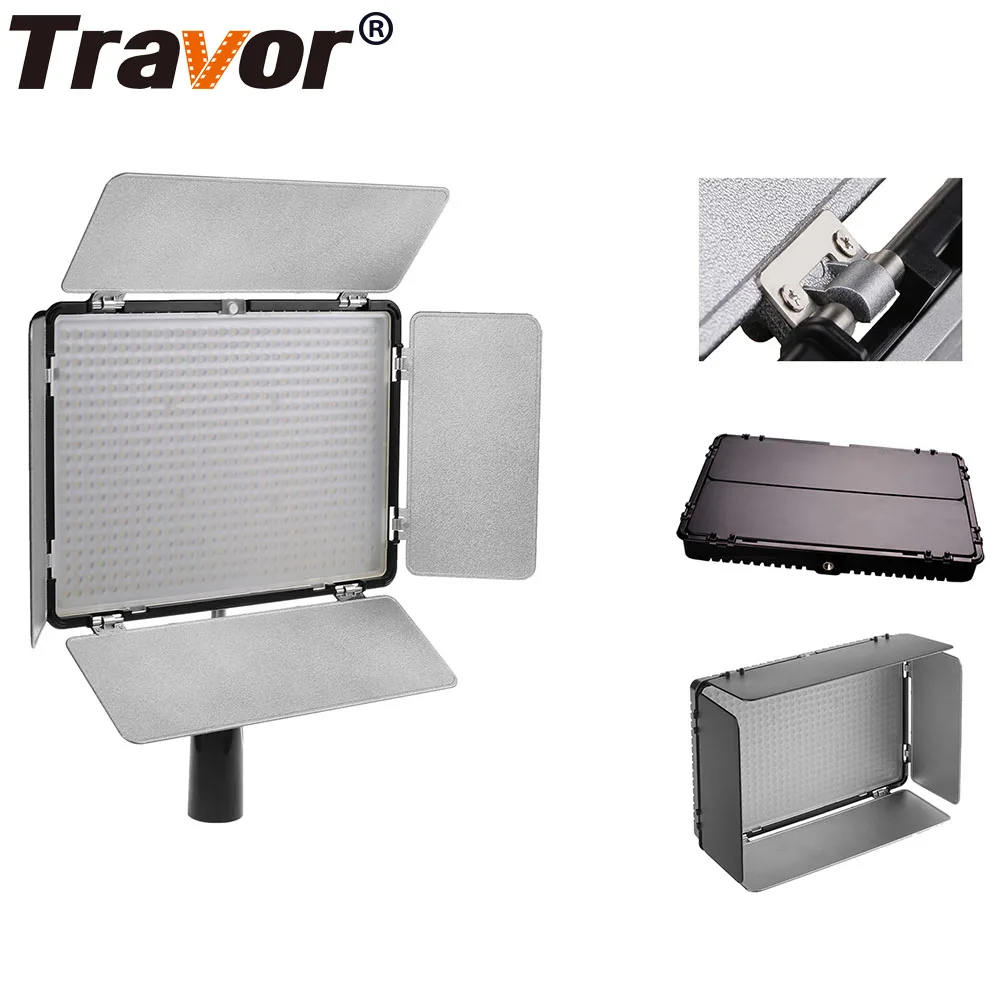 Светодиодная панель для видеосъемки Travor 2 цветовых фильтра 3200K 5500K ИК большинства