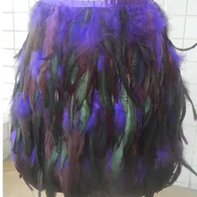 35 см Длинные цветные петухи coque перо юбка, 8 размеров и 5 цветов,# SKT021