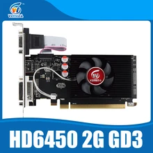 Original GPU Veineda Graphics Cards HD6450 2GB DDR3 HDMI Graphic Video Card PCI Express For ATI Radeon Gaming