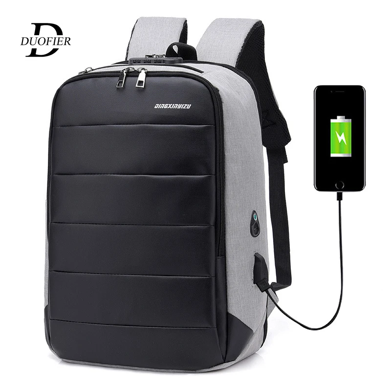 

USB Charging Laptop Backpack Men Multifunct Anti Theft Backpack 2019 Men Travel Backpack Waterproof School Bag Male Mochila