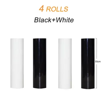 

4 rolls 30cmx20m PVC Heat Transfer Vinyl T-shirt Iron On HTV Film Printing Cutting Plotter Heat Press