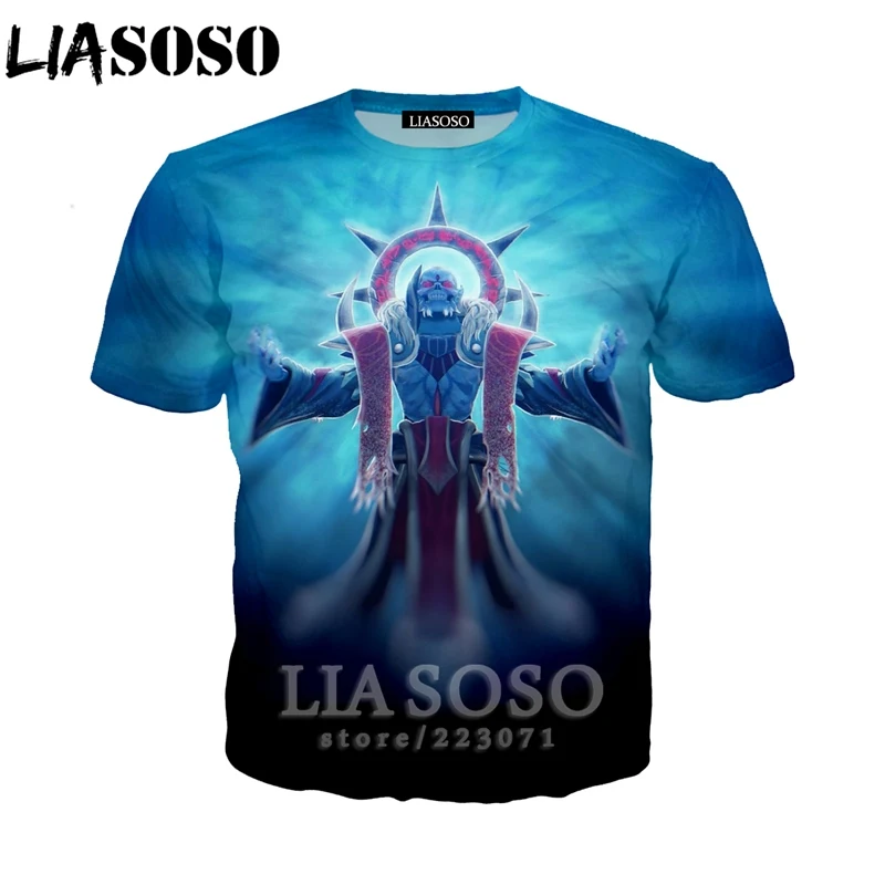LIASOSO Новый Модный свитшот с 3D принтом для мужчин и женщин видеоигра Dota 2 футболка