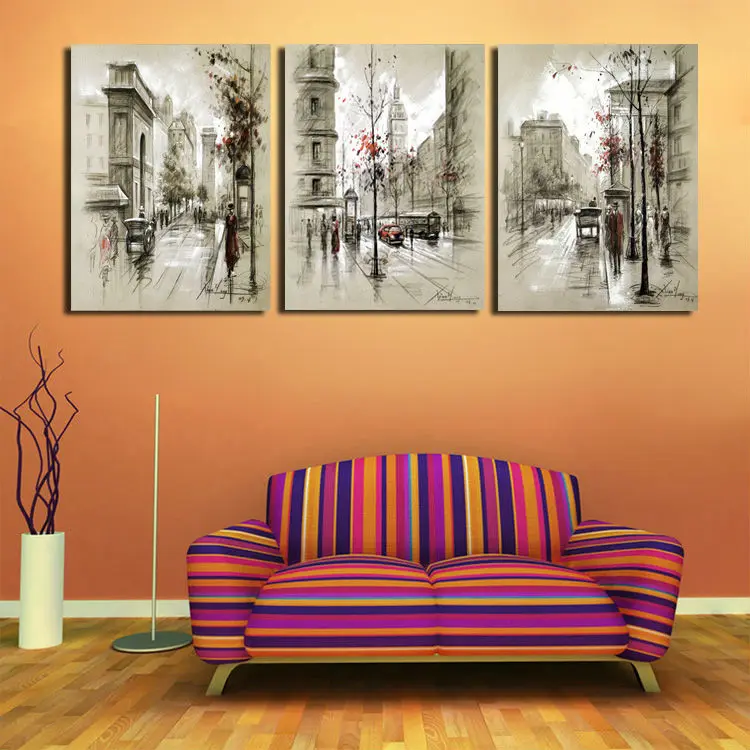 Modern-Style-Abstract-Oil-Painting-Canvas-Retro-City-Street-Landscape-Oil-Pictures-Decorative-Painting-Wall-Art (2)