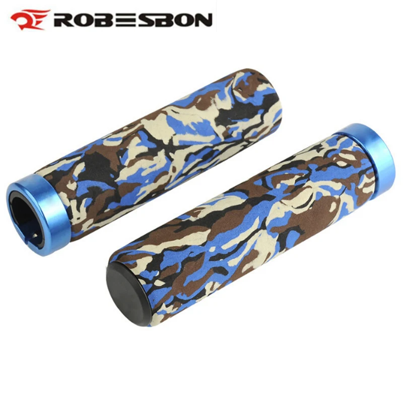 2018 Camouflage Lockable Handlegrips MTB Fixed Gear Bike Grips Outdoor Spors Cycling Handlebar