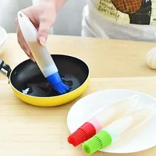 Новинка DIY силиконовые кисточки для выпечки жидкое масло ручка торт Масло Хлеб кисточка для выпечки безопасная щетка для запекания доступно в 4 цветах