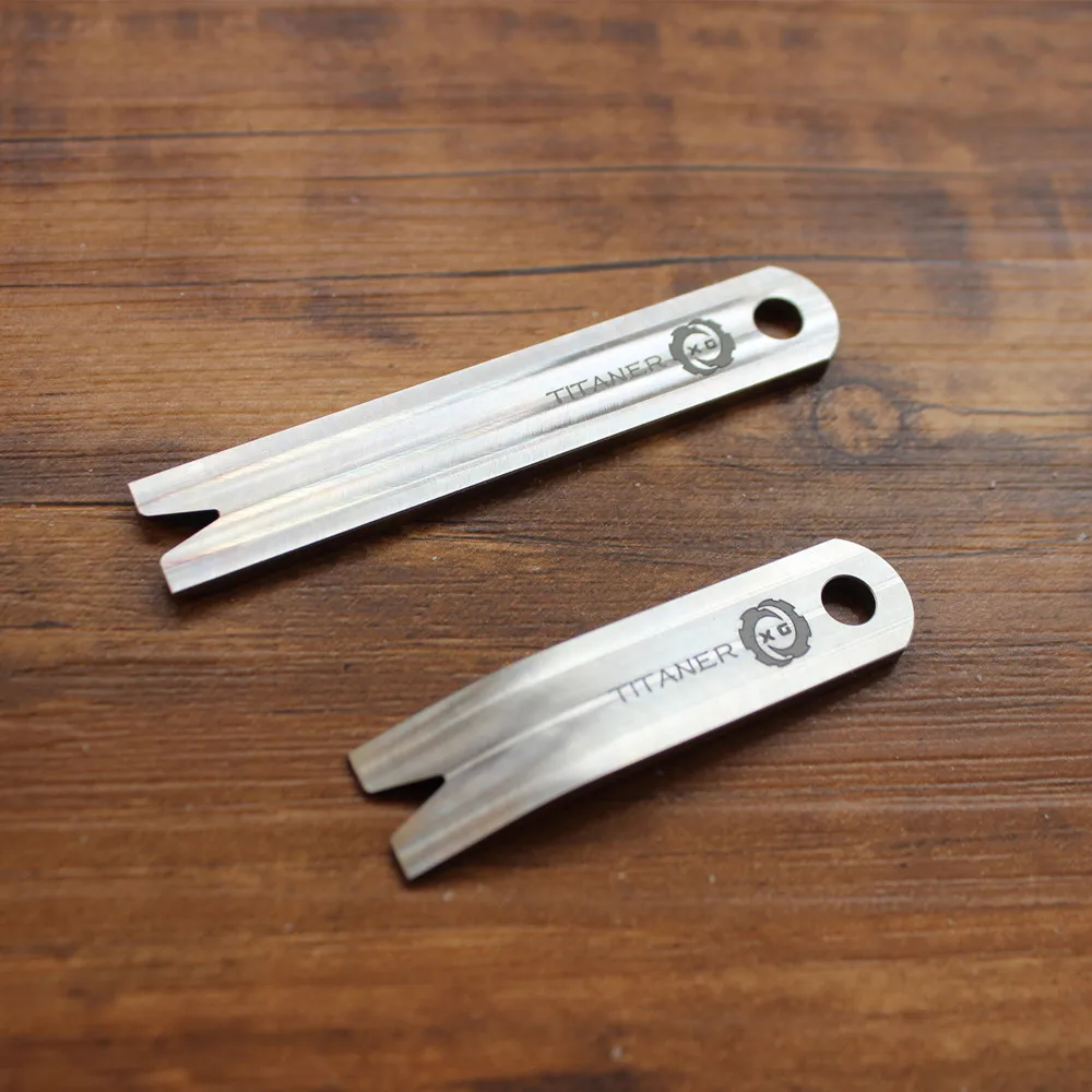 New EDC Tool Titanium Prybar Precise CNC Production Keychain Pocket Everydaycarry Gear | Спорт и развлечения
