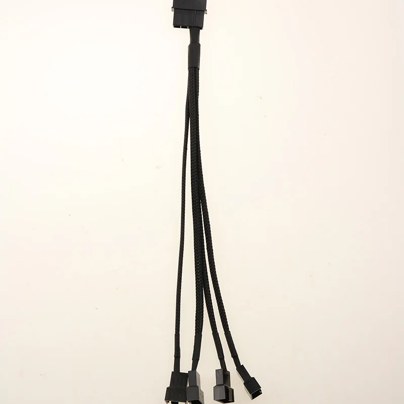 30 см Новый удлинитель ЦП кабель Molex 4 Pin до 4x3/4 pin 5 в 12 В Usb рукав двойной вентилятор