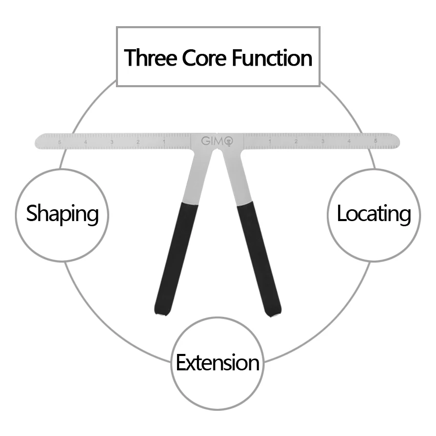 Перманентный макияж, тату, линейка для бровей, трафарет, измерительный инструмент для формирования позиции, металлическая линейка для балансировки бровей, инструменты для формирования макияжа