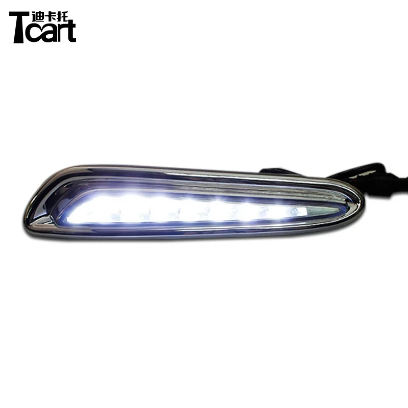 Tcart 2 шт. DRL для Mazda 3 Mazda3 2010 2011 2012 2013 дневные ходовые огни противотуманная фара 12 в
