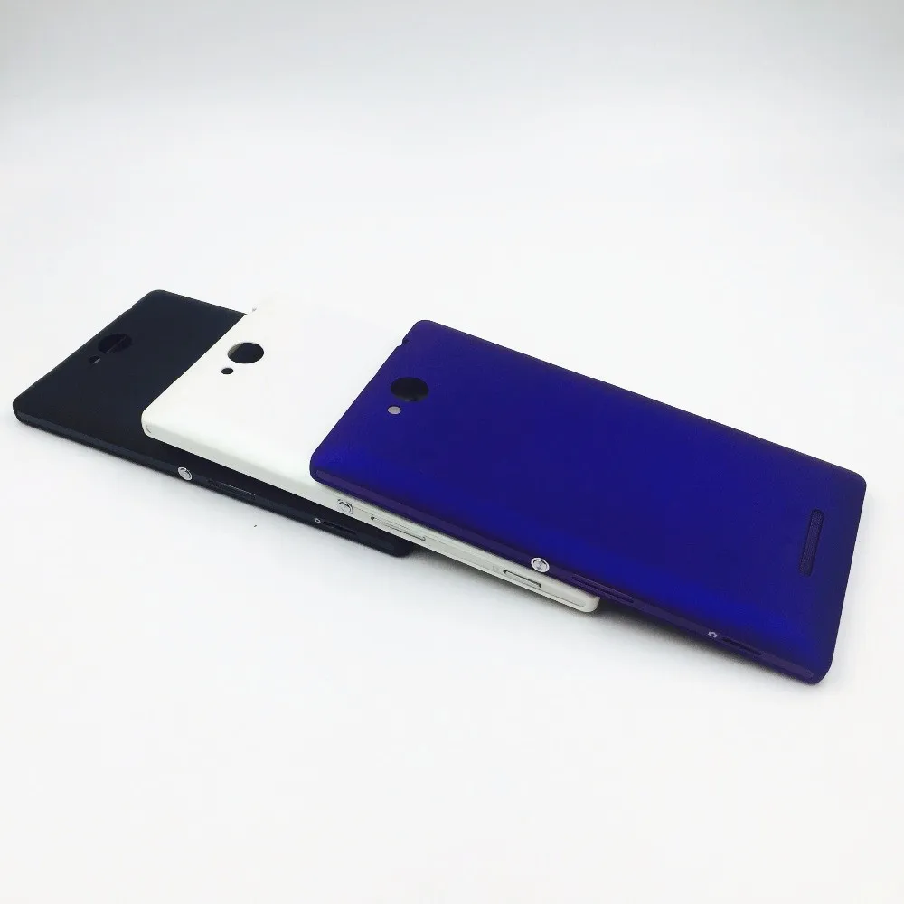 5,0 дюйма задняя крышка для sony Xperia C C2304 C2305 S39 S39h S39c корпус крышка батареи чехол