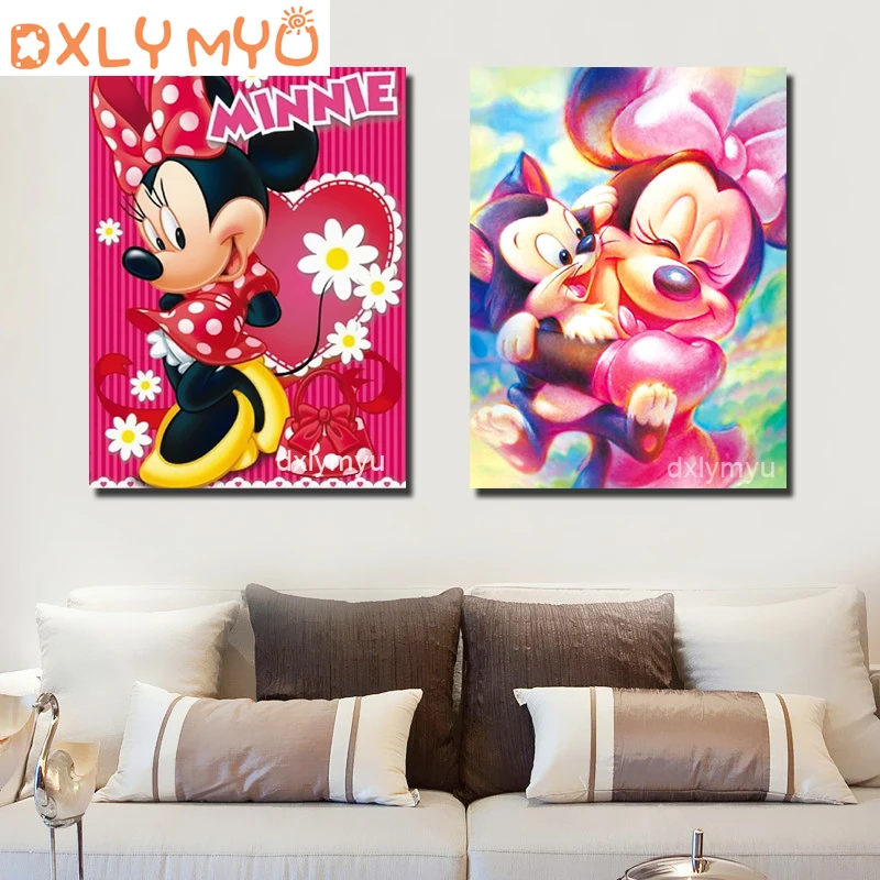 

5D Diamond Embroidery Mickey Mouse Cross Stitch DIY Diamond Painting Full Diamond Mosaic Rhinestones Painting Home Decor gift