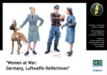 

1/35 German Air Force Female Officer + Pilot MB 3557