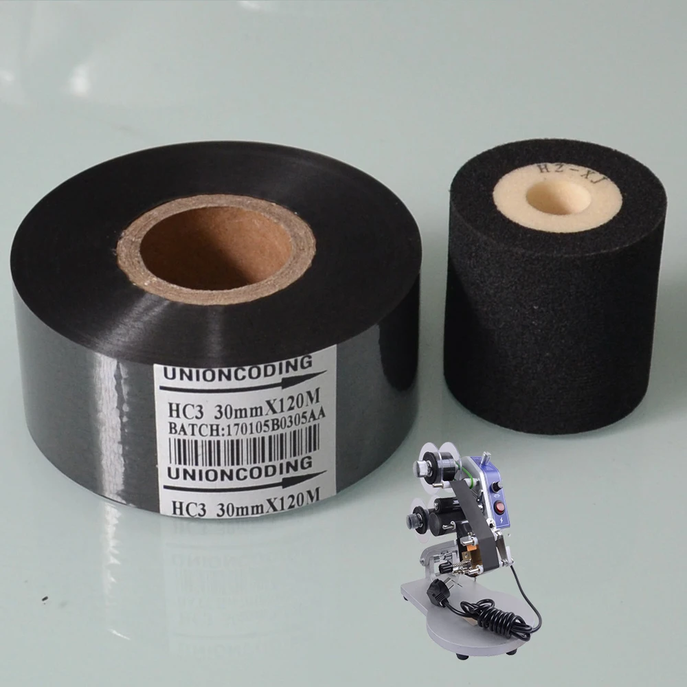 

Black Width 25mm length 120M machine hot foil on food industry