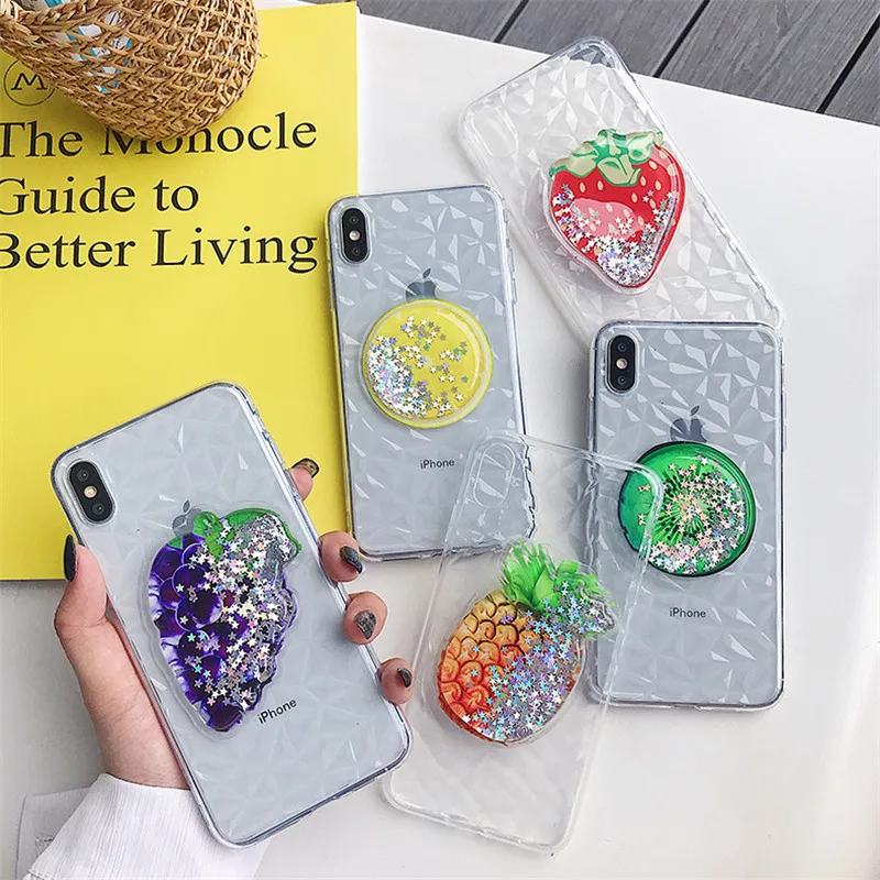 

3D Diamond Texture Liquid Glitter Case For Xiaomi Redmi A1 A2 5X 6X 8 9 9SE Play GO S2 Y2 Note 5 5A 6 6A Pro Prime 7 Pro Cover