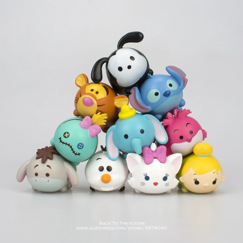 Disney Микки Маус Минни 10 шт./компл. 3 см экшн фигурка позы Статуэтка игрушка модель