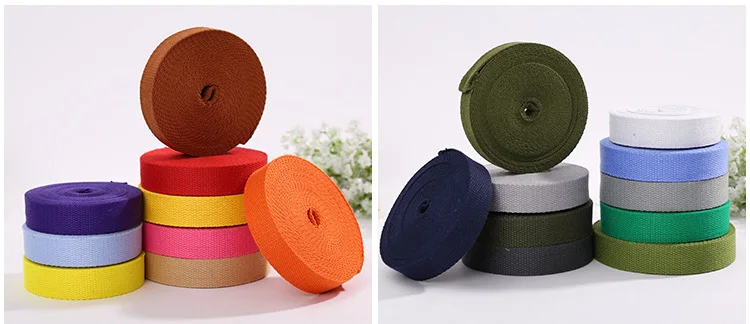 5 meter Thick 1.8mm Canvas Webbing Tape Shoulder Bag Straps Belt Sling Fabric Strap Backpack Belt, 3cm Width image 3