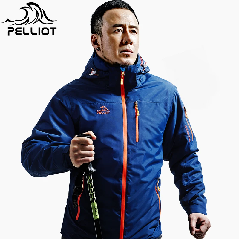 PELLIOT New Sports Winter Outdoor Male Jacket Waterproof 3 Compound