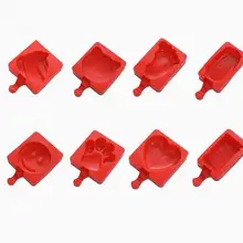 9 стиль мультфильм DIY силиконовая форма для изготовления мороженого формы для мороженого Форма для мороженого форма льда с палочки для сладостей кухонные инструменты