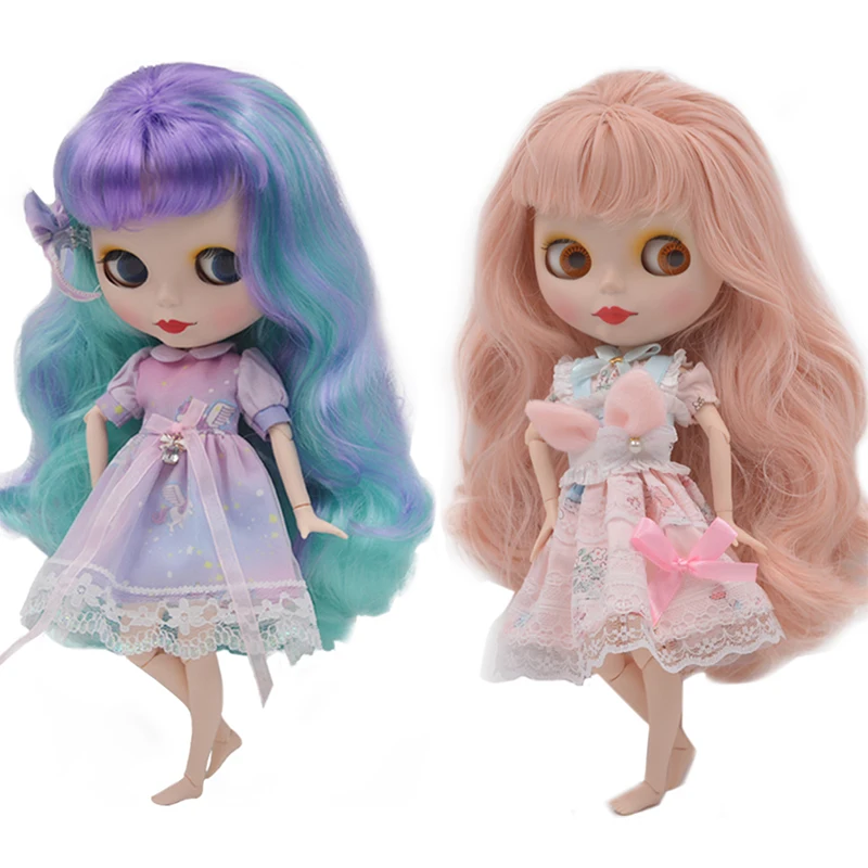 Фабричная кукла Neo Blyth с матовым лицом шарнирная 1/6 для девочек Новорожденные