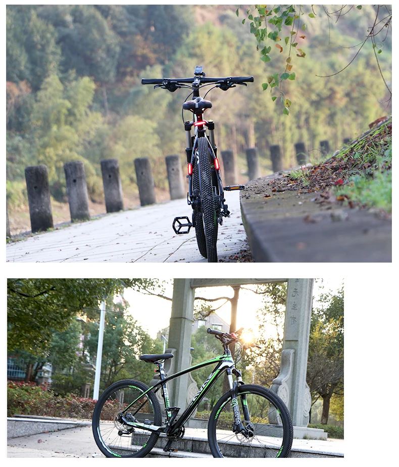 Excellent WHEEL UP Bike Tail Light Bicycle Rear light Cycling Tail-lamp Led Light Waterproof MTB USB Rechargeable Polychromatic Taillight 20