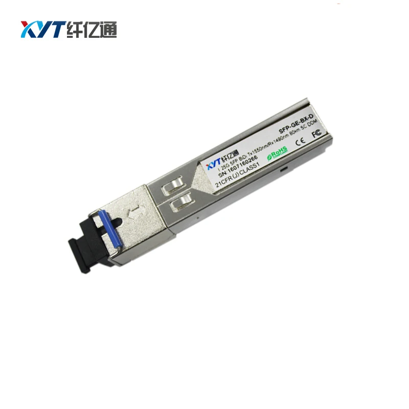 80KM  T1550R1490nm SFP 1.25G