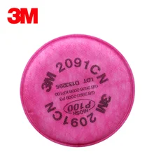 4 шт. 3 м 2091CN Респиратор маска фильтры скорость фильтрации P100 99.7% Pro Анти Промышленная пыль пыльца дымка ядовитый газ фильтры набор