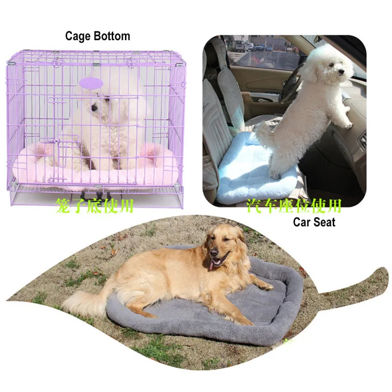 Soft Fleece Multifunction Large Dog Bed Cushion Mat Cama Para Cachorro
