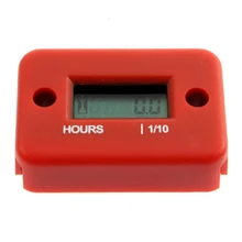 Digital Engine Hour Meter Inductive Waterproof LCD Hourmeter for Motorcycle Dirt Quad Bike Marine ATV Snowmobile Hot Selling