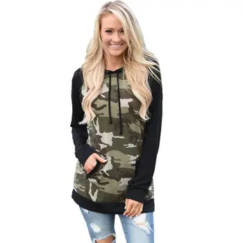 

women hoodies sweatshirts ladies autumn winter fall new parties travel sports camouflage sweat shirts hoodies