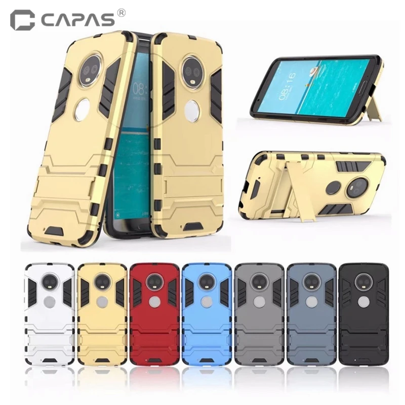 For Moto G6 Case Cover Hard PC TPU 2 in 1 Hybrid Armor Phone Motorola 1S /G6 Stand Combo Protective Shield |