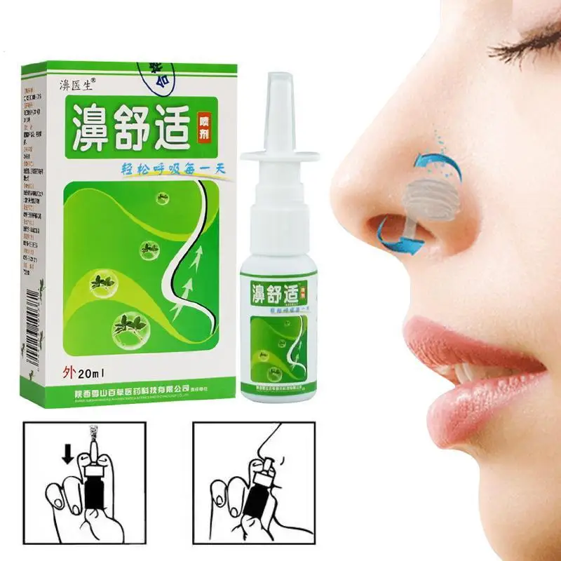 Nasal Sprays Chronic Rhinitis Sinusitis Spray Chinese Traditional