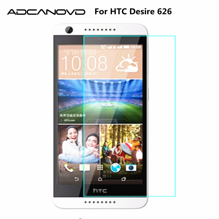 Adcanovd для HTC Desire 626 двойная Sim защита экрана 2.5D 9H защитная пленка из закаленного