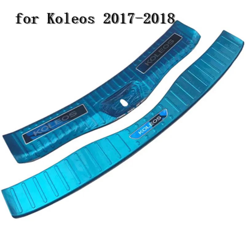 

Car accessories Stainless Steel Rear Bumper Protector Sill Trunk Tread Plate Trim for Renault Koleos 2009-2018 Car styling