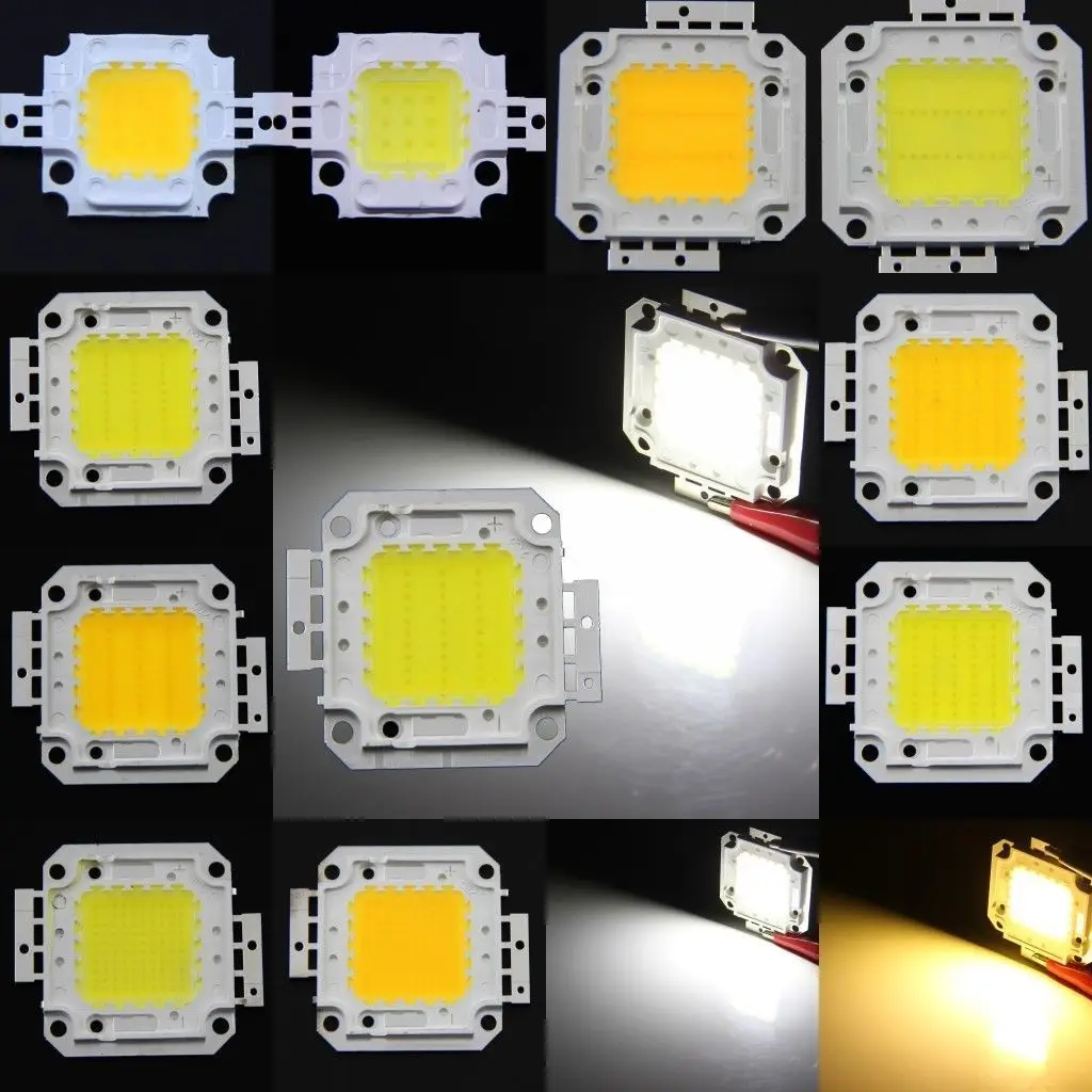 

10W 20W 30W 50W 100W LED Chips Light Super Bright High Power LED Bead for Floodlight Spotlight White / Warm White / RGB