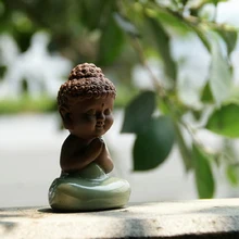 Сказочный садовый керамический маленький руки Будды вместе сочные DIY аксессуары-Мини садовые миниатюрные-Террариум поставка