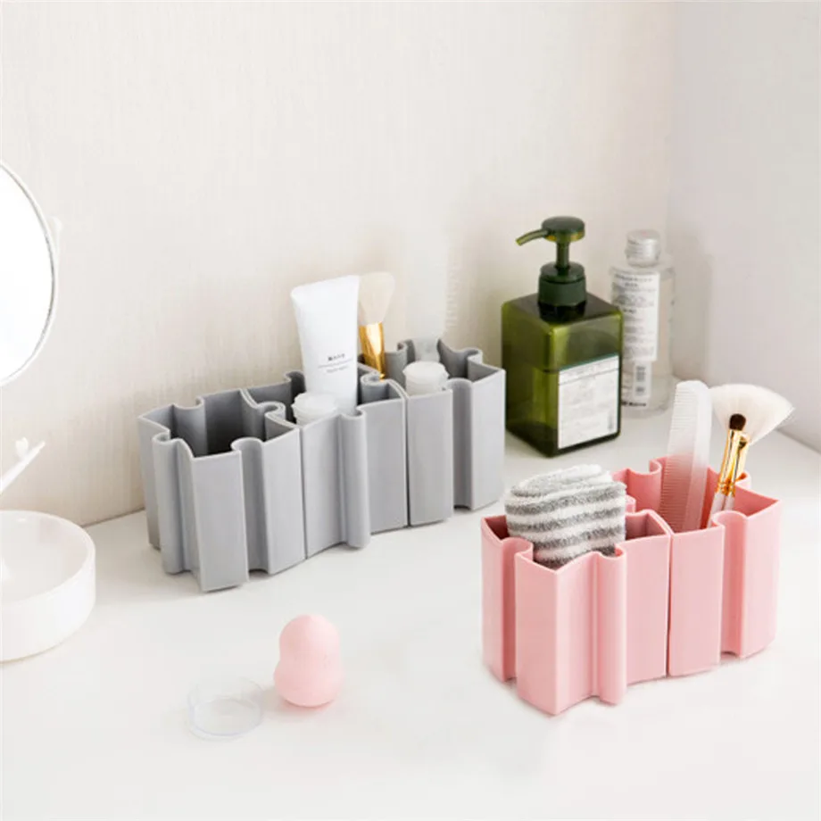 2017 High quality Desk Desktop Offices Storage Box Case Cosmetic Organizer Holder Pen Dropshipping A35 | Дом и сад