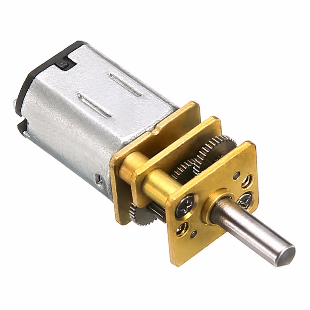 

1pc 6V DC Geared Motor 60 RPM 0.3A For Robot Slot Machine Miniature Electric Geared Reducer Motor High Torque