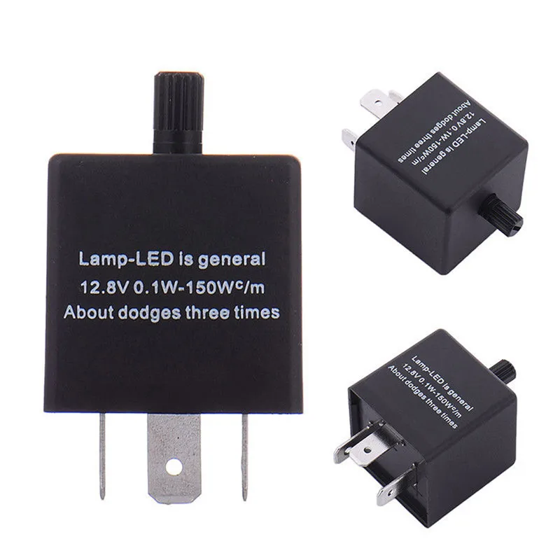 Flasher Relay Cf14 3 Pin Adjust 12v Led Flasher Relay Car