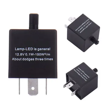

Flasher Relay CF14 3 Pin Adjust 12V LED Flasher Relay Car Turn Signal Indicator Blinker Light m1