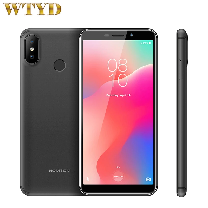 Смартфон HOMTOM C1 5 дюйма 18:9 Android GO 1 ГБ 16 3000 мАч камера 13 МП сканер отпечатка пальца