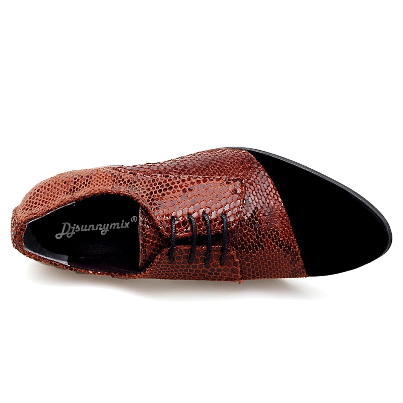 Дизайнерская мужская обувь, увеличивающая рост; итальянская Роскошная брендовая мужская обувь из лакированной кожи на высоком каблуке 6